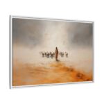Jesus Leaves The 99 Framed Christian Canvas Print - Image 2