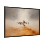 Jesus Leaves The 99 Framed Christian Canvas Print - Image 10