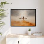 Jesus Leaves The 99 Framed Christian Canvas Print - Image 7