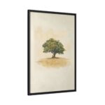Nathanael and the Fig Tree Framed Christian Canvas Print - Image 2