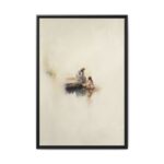 Jesus Listening Framed Christian Canvas Print