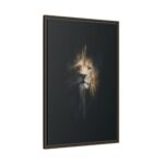 Lion of Judah Framed Christian Canvas Print - Image 4