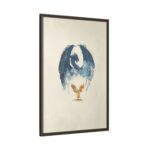 Archangel Micheal Battles the Dragon Framed Christian Canvas Print - Image 4