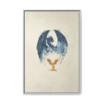 Archangel Micheal Battles the Dragon Framed Christian Canvas Print - Image 5