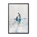 Jesus "Why Did You Doubt?" Framed Canvas Print