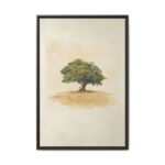 Nathanael and the Fig Tree Framed Christian Canvas Print - Image 3