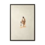 Jesus with Boy Framed Christian Canvas Print - Image 3