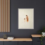 Jesus with Girl Framed Christian Canvas Print - Image 8