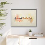 The Last Supper Framed Christian Canvas Print - Image 3