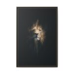 Lion of Judah Framed Christian Canvas Print - Image 3
