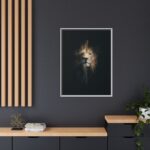 Lion of Judah Framed Christian Canvas Print - Image 8