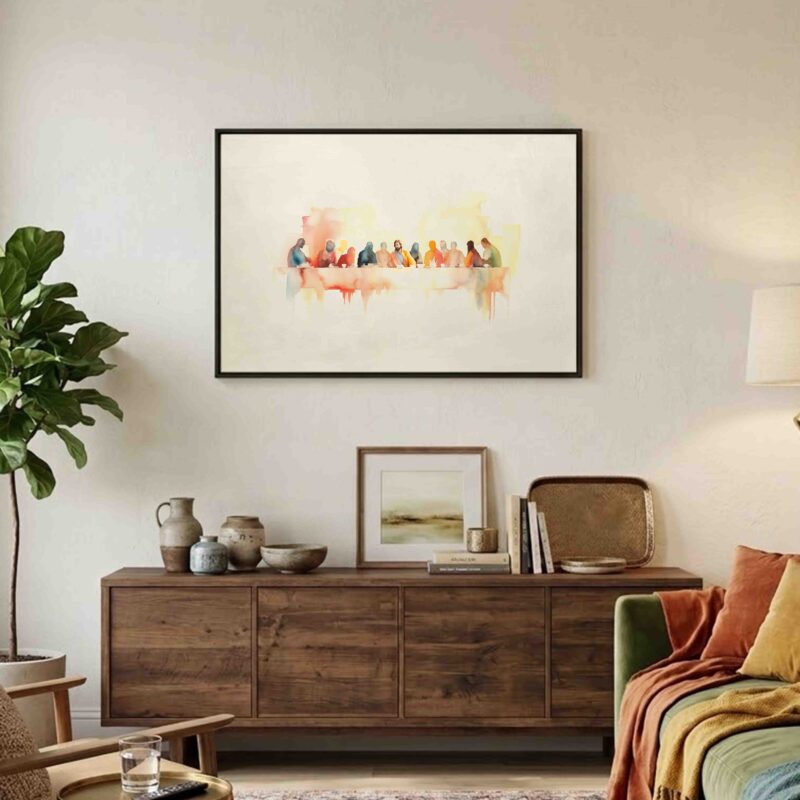 The Last Supper - Christian fine art print on archival paper, view 2