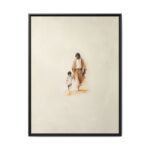Jesus with Boy Framed Christian Canvas Print - Image 4