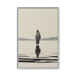 Jesus Walks on Water Framed Christian Canvas Print - Image 4