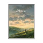 Psalm 23 Framed Christian Canvas Print - Image 4
