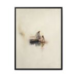 Jesus Listening Framed Christian Canvas Print