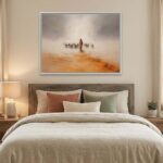 Jesus Leaves The 99 Framed Christian Canvas Print - Image 3