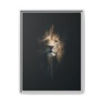 Lion of Judah Framed Christian Canvas Print - Image 4