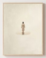 Jesus Walks on Water Fine Art Print (Beige)