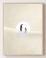 Jesus Heals the Bleeding Woman Fine Art Print (Minimalist)